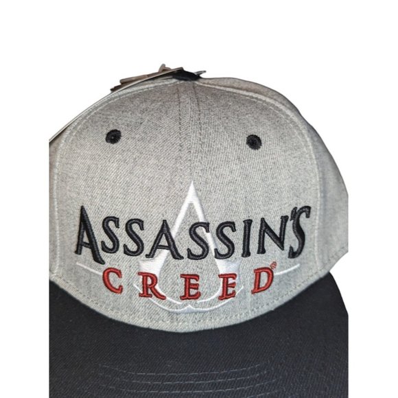 Assassins Creed Mens Heather Gray ConceptOne One Size Snapback Hat New With Tags - Picture 3 of 16